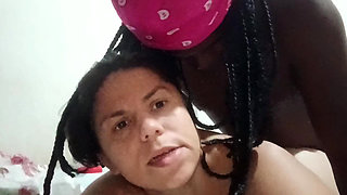 I stayed on top of her until I came