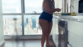 Latina Maid Sucks Cock and Gets Her Big Ass Fucked