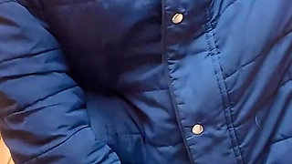 Hana at Kitchen Cooking Then She Need Go to Pee on Toilet