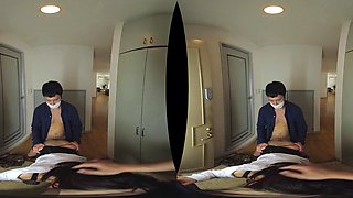Gorgeous Japanese seductress incredible VR video