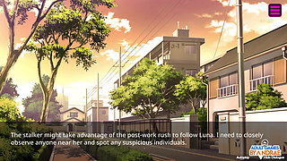 Ep9: Fan Meets Exhibitionist Luna in the Public Toilet - Female Anchor Next Door