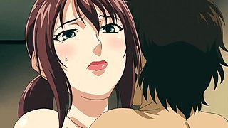 Well-endowed anime MILF loves quality sex with skinny dude in spicy modes