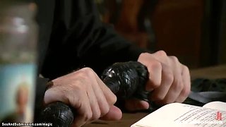 Priest Punishes Hot Babes - Rough BDSM Threesome with James Deen