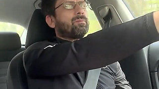 She Couldn’t Wait - MILF Blowjob & Handjob While Driving - Public Car Sex Kingyordanov