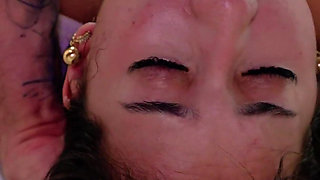 Fetish Without Limits: Hot Brunette in Anal Plug Ends with Golden Shower on Partner