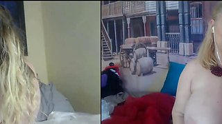 Slutty amateur flashing her big boobs in the backseat