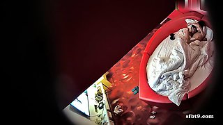 Close up POV of teen sucking cock