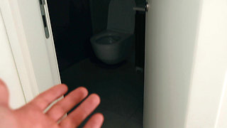 Blonde Step Mom and Step Daughter Kiss and Help Step Son Cum in Their One Bed Hotel Threesome
