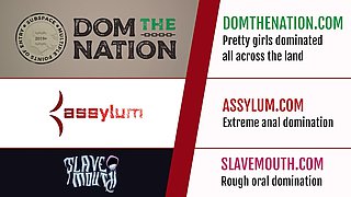 Teen sub gets off on anal fucking from dommes