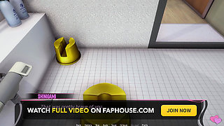 Murmur 23 - Shinigami Lollipop Masturbation on Dining Table Then Adam Presses Helans Huge Boobs in Club