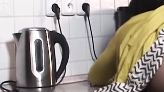 Beautiful Indian Bride Aleya Gets Fucked in the Kitchen