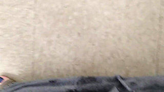 Desperate Redhead & the Public Toilet