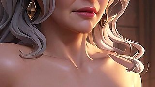 Sexy Grey Haired Queens HD Cgi