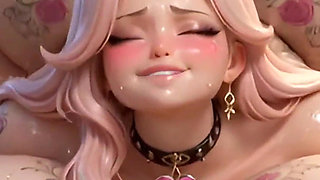 Ahegao Magic Slave - Massive Tits Milked by Vines & Dripping Juicy Ass