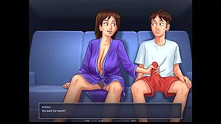 Hot MILF Stepmom Gets Creampied by Stepson in Summertime Saga Hentai Episode 4