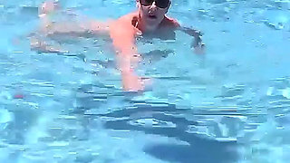 Auntjudys - Busty Mature MILF Maggie Moon Goes Skinny Dipping