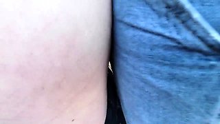 BBW Creampied in Public - Waterfall Adventure