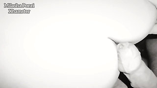 Light Night Massage of Stepsister's Butt. Night Shooting!