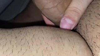 Step mom handjob step son big dick in erection