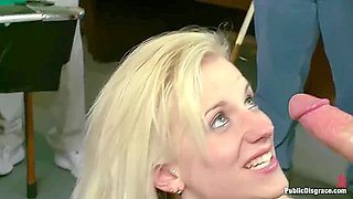 Teen 18+ Nympho Gets Publicly Fucked And Humilated In A Pool Hall - Haley Cummings