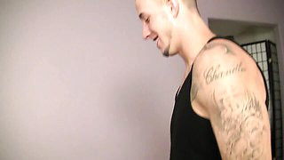 Fascinating Chris and Tanya's two girls blowjob movie