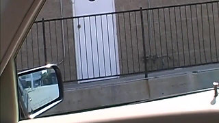 Brunette Babe Deepthroats Throbbing Cock in Gloryhole Bathroom Frenzy