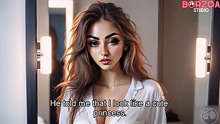 Mia - Horny Grandpa Fucks Young Turkish Virgin Teen - 3D Hentai Animation