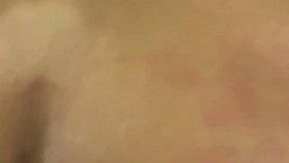 Nasty platinum blonde gives a great pov blowjob