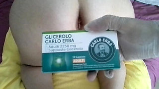 Milforpleasure Italian MILF Hard Spanking & Anal Punishment with Suppositories