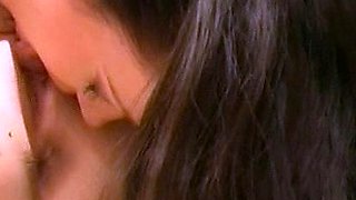Blonde and brunette lesbian licking voyeured in taxi
