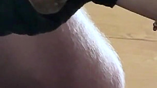 Close up Femdom Edges Cock to Ruined Orgasm in a Glass
