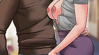 I Fucked My Slutty MILF Boss Scene -1