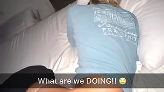 Stepsis gives me her cunt to fuck real hard till it's all creamy