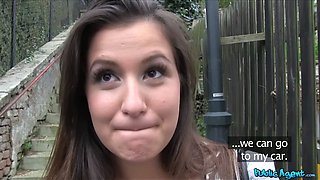 Public agent - lovely and innocent teen dark haired gets fucked in a car