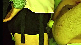 Femdom Wife Pegging Husband with Big Dildo and Very Deep