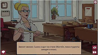 Car Toon In Teacher Abigail Taught Her Pink Haired Virgin Student How To Gangbang In Class, Passed Around