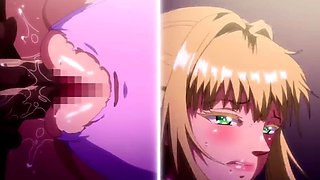 Outdoor pleasure with sex toys in hentai video