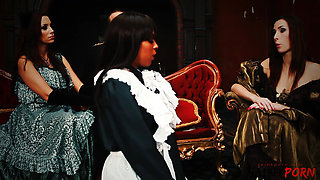 Kit Cox and Porcha Sinns Are Handmaids Sent to Seduce the Admiral