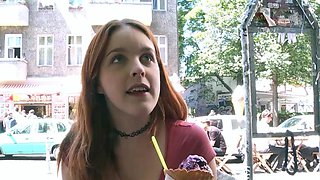 Amateur blondie solo anal masturbation