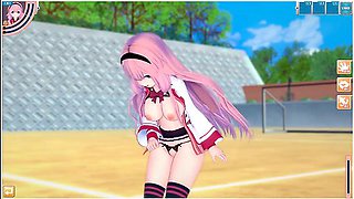 [hentai Game Koikatsu! ]have Sex With Big Tits Vtuber Suo Sango.3dcg Erotic Anime Video