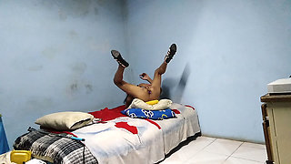 Joselynne Crossdresser In Tight Dress And Heels No Panties Using Buttplug Second Part