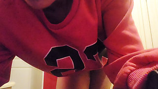 Beautiful and blasphemous with sexy stockings, humiliates you