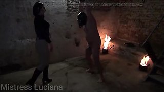 Hard Kick to the Balls of a Slave – Extreme CBT Ballbusting for Submissive Slave