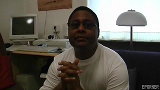 Pale Schoolgirl Trying Out The Taste Of The BBC