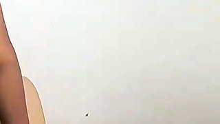 Rubbing Big Dick on Shaved Pussy and Cum on Belly