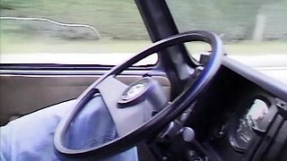 Horny Blonde Woman Gets Fucked Really Horny Outdoors in the Car - Horny Shaved Pussy