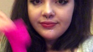 Busty brunette bitch with big boobs