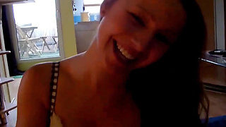 She Is an Amateur Babe From France Who Got to Suck Cock