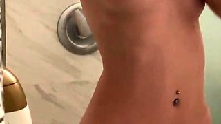 Dani lynn teasing her naked body in the shower xxx porn