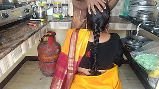 Housewife kitchen sex